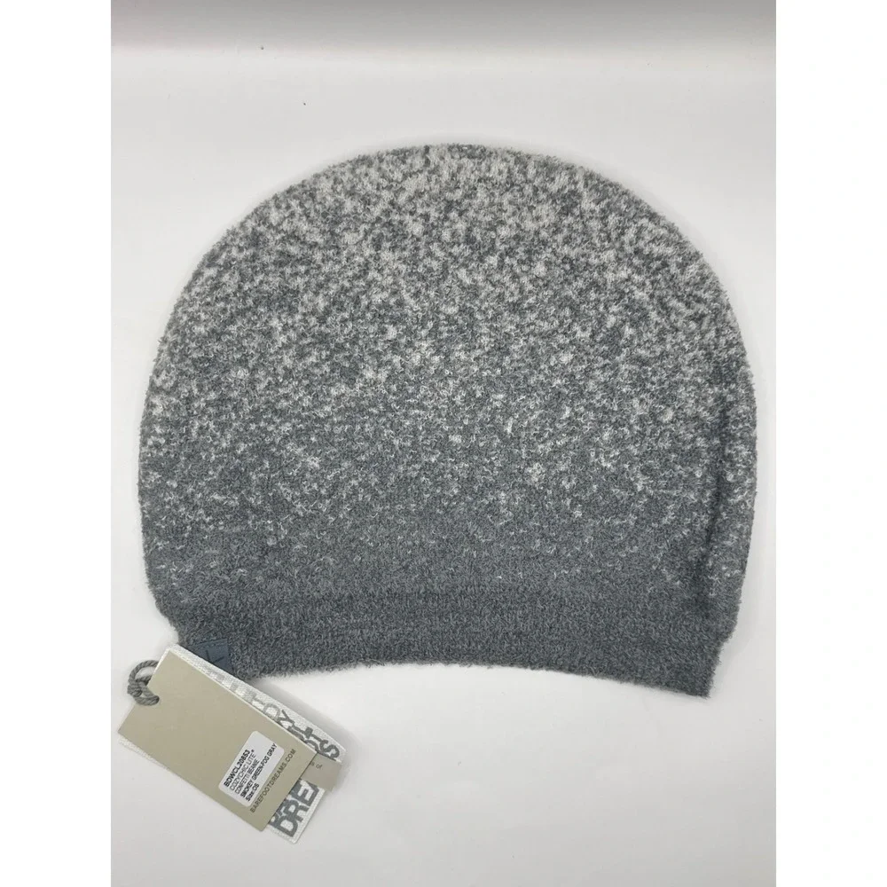 Barefoot Dreams CozyChic Lite Confetti Scarf Beanie Set‎ Smokey Green Fog Gray